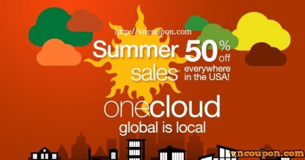 OneCloud - One-click App! 50% OFF Summer Sales on all plans in the USA