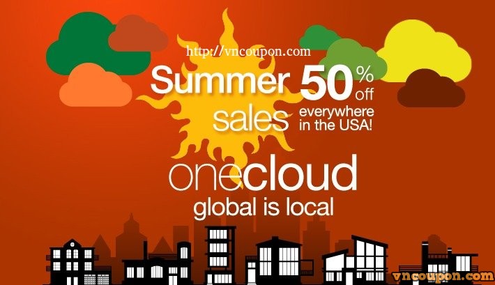 OneCloud – One-click App! 50% OFF Summer Sales on all plans in the USA