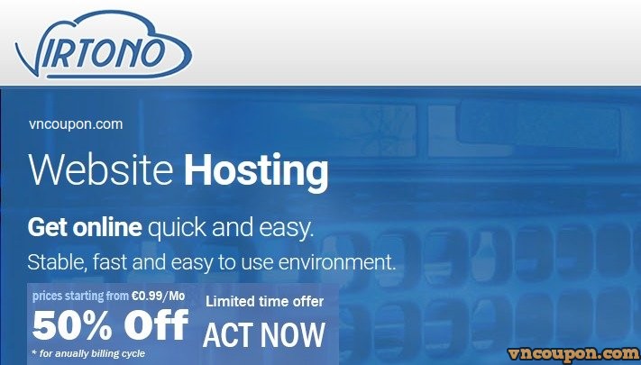 Virtono – cPanel SSD Hosting from €9/Year