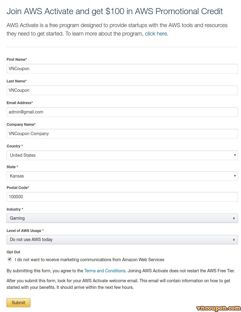 Amazon-AWS-Active-Program-VNCoupon