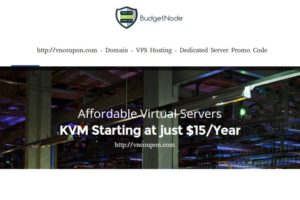 BudgetNode – Special KVM VPS in Netherlands from $15/year