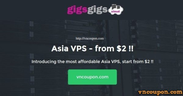 GigsGigsCloud - Asia Hong Kong VPS from $2/month