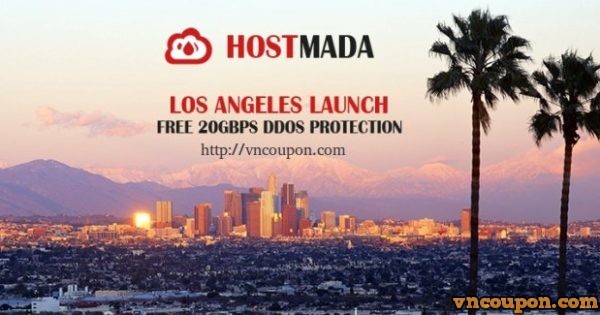 HostMada - OpenVZ VPS from $2/month in Los Angeles - Free DDos Protection