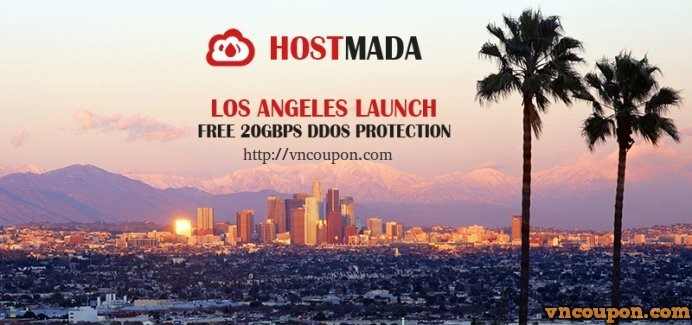 HostMada – OpenVZ VPS from $2/month in Los Angeles – Free DDos Protection