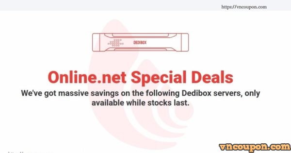 Online.net Server Specials Offer – Start-2-XS Dedibox Limited – Intel C2350/4GB RAM/500GB SATA only 4.99€/month