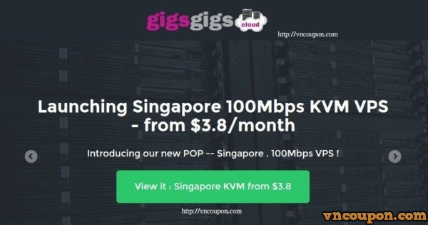 GigsGigsCloud Launching KVM SSD VPS in Singapore from $36/year
