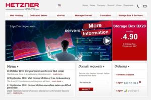 Hetzner vServer starting at €3.9/month in Germany