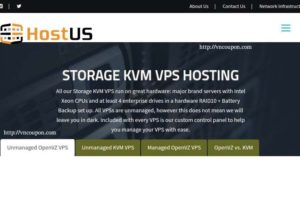 HostUS – Storage KVM VPS from $10/quarter or $33/year