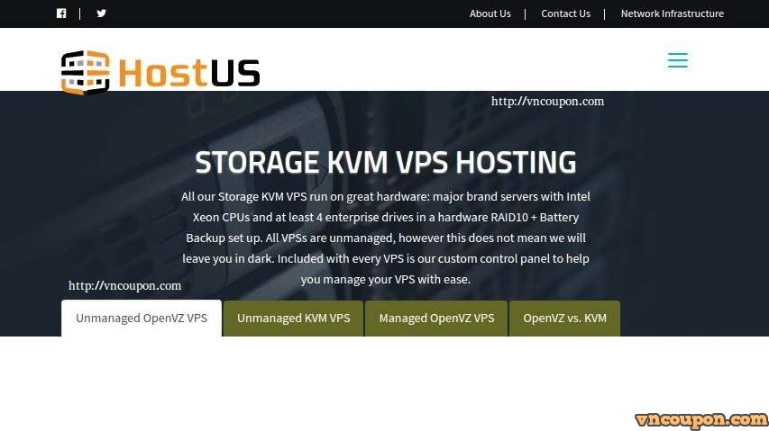 HostUS – Storage KVM VPS from $10/quarter or $33/year