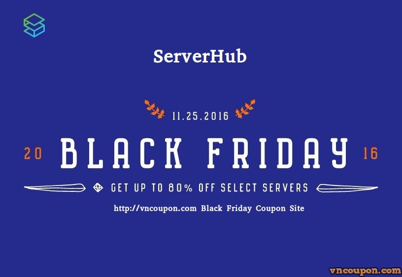 [Black Friday 2016] ServerHub – Up to 80% OFF SSD VPS