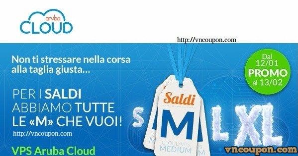 ArubaCloud - 50% OFF VMware Cloud VPS - 2 GB RAM VPS only €6 per month