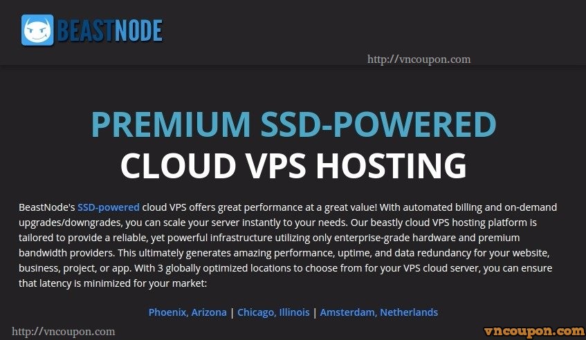 BeastNode – 4GB OpenVZ VPS only $6/month Recurring
