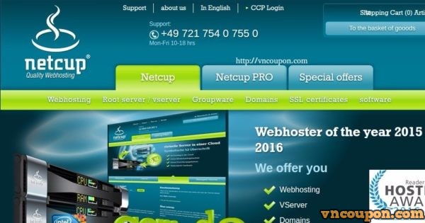 [Flash Sale] Netcup.de offers 33% discount on the Root Server, vServer & Storage Server