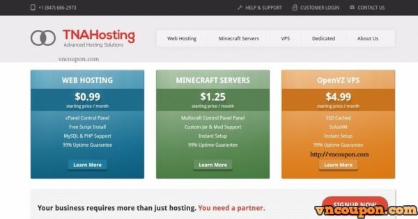 TNAHosting - SSD cPanel Shared Hosting from $5/Year