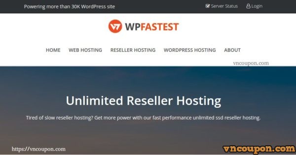 WPfastest - Special Unlimited Reseller Hosting from $8/Year - 5% OFF for Master Reseller Hosting