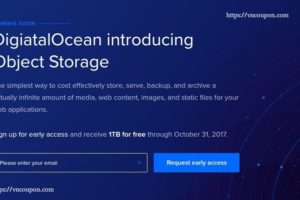 Early access to DigitalOcean Object Storage to receive up to 1 TB of free storage