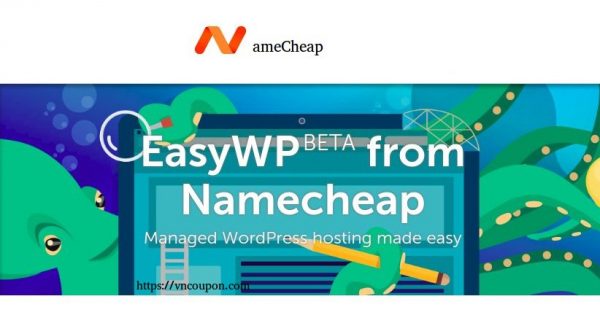 EasyWP - Managed WordPress by Namecheap - Save 50% on First Year