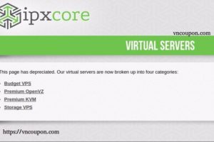 IPXcore – OpenVZ & KVM VPS from $1/month in Arizona