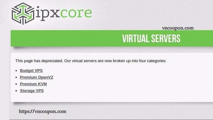 IPXcore – OpenVZ & KVM VPS from $1/month in Arizona