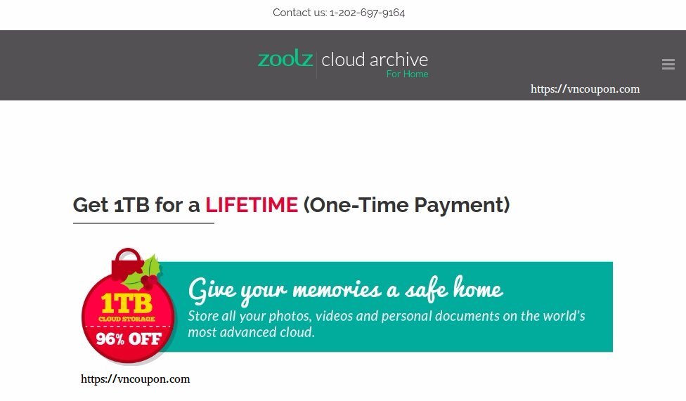 Zoolz – Get 1TB Cloud Storage for a LIFETIME (96% OFF)