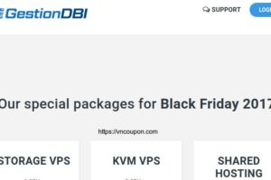 GestionDBI – Special packages for Black Friday 2017