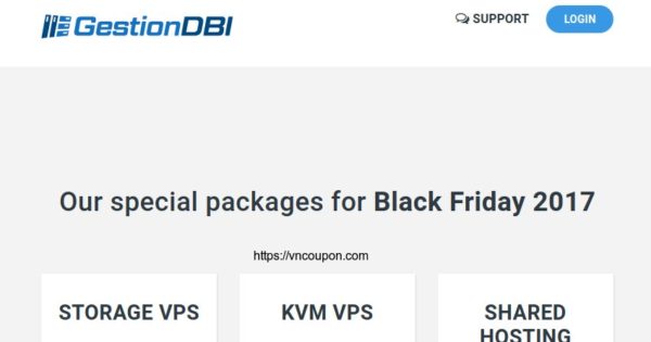 GestionDBI - Special packages for Black Friday 2017