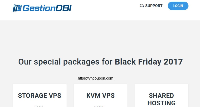 GestionDBI – Special packages for Black Friday 2017