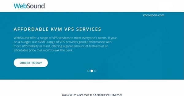 WebSound - 50%  Off Semi-Dedicated KVM VDS - DDoS Protected - Los Angeles & Netherlands Locations