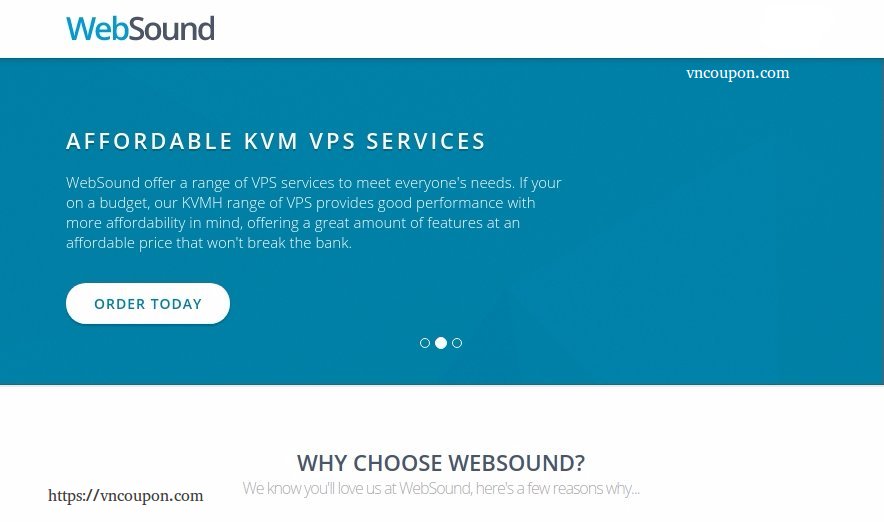 WebSound – 50%  Off Semi-Dedicated KVM VDS – DDoS Protected – Los Angeles & Netherlands Locations