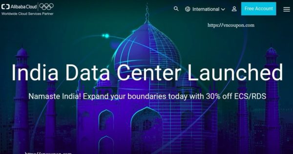 Alibaba Cloud - SSD Cloud Server offers - India Data Center Launched (30% OFF)