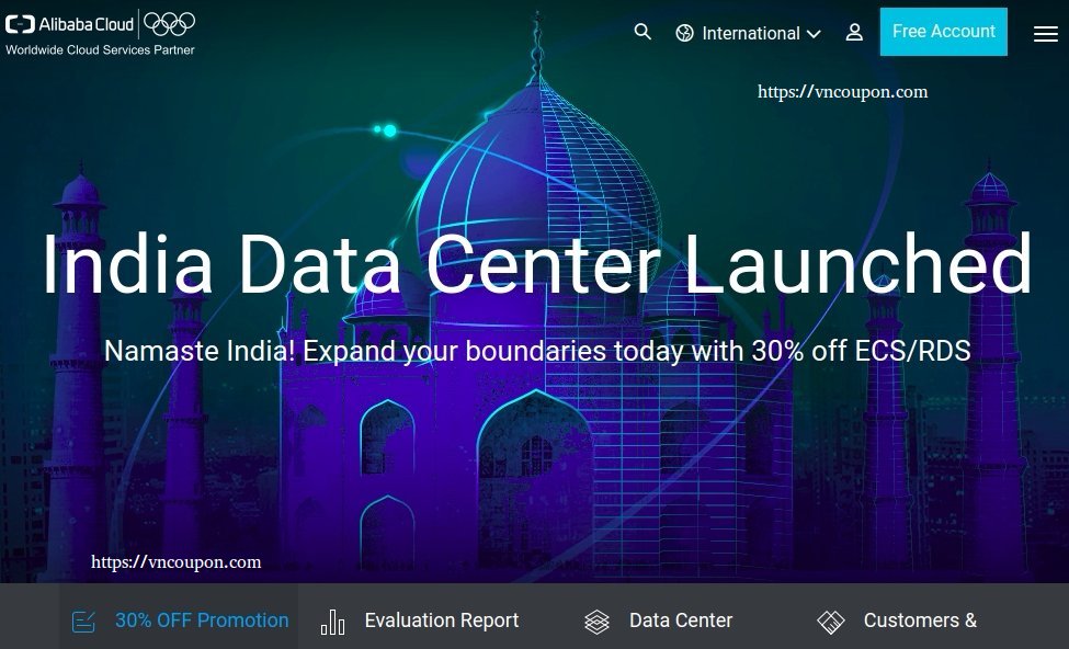 Alibaba Cloud – SSD Cloud Server offers – India Data Center Launched (30% OFF)