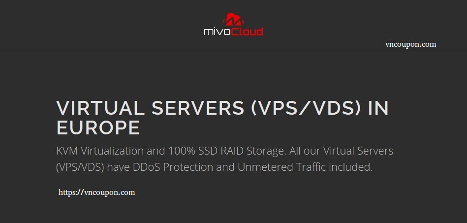 MivoCloud – Cloud Server Promo from €5/month in Europe