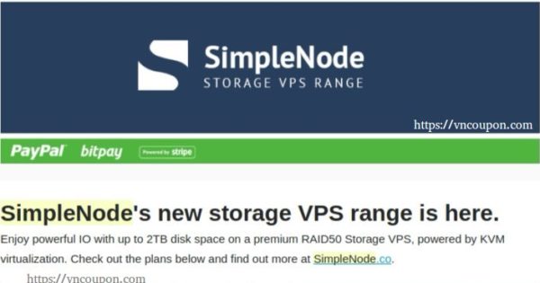 Introducing SimpleNode's Storage VPS Range - 400GB RAID50 Disk $7/month