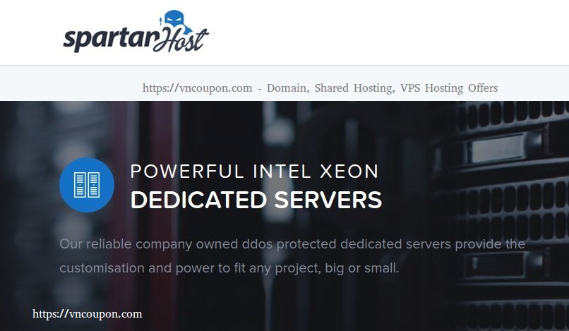 Spartan Host – Special Dedicated Server Offers – E3 CPU/ 16gb RAM/ DDoS protection/ 24 hour setup/ Seattle/ $50 per month!