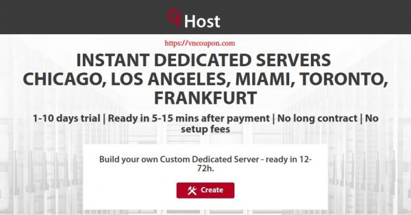 GTHost - Up to 30% OFF Powerful Instant Servers from $54/month