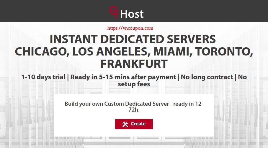 GTHost – Up to 30% OFF Powerful Instant Servers from $54/month