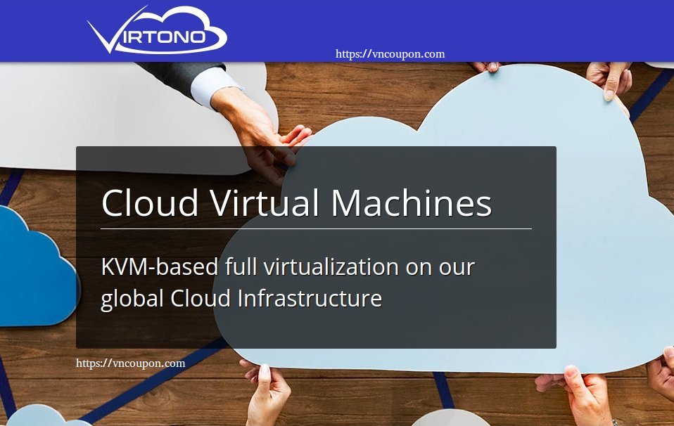 Virtono – New cloud VMs from €2.95/month – 60% Off Flash Sale