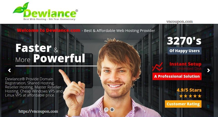 Dewlance – Special SSD KVM VPS only $2.91/month