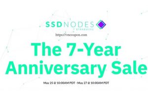 The SSD Nodes 7-Year Anniversary Sale is here! Up to 91% Discount