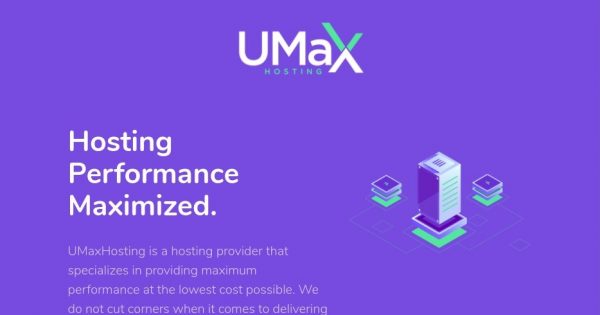 UMaxHosting - Special OpenVZ VPS from $12/Year in Los Angeles