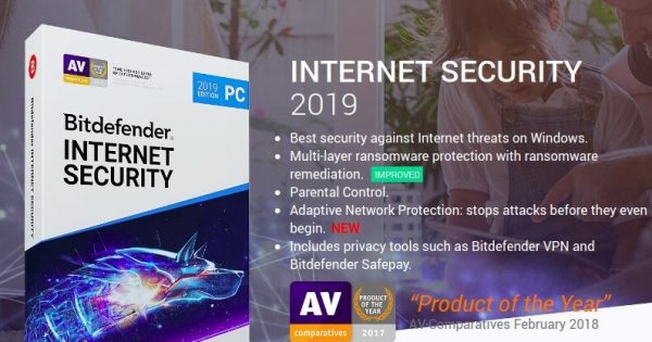 Bitdefender Internet Security 2019 - Get 6 Months Free - Limited time offer