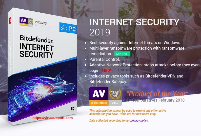 Bitdefender Internet Security 2019 – Get 6 Months Free – Limited time offer