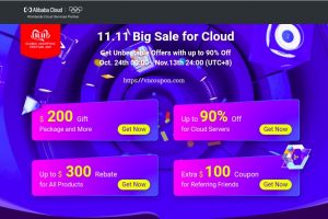 [11.11 Deals] Alibaba – The Biggest Deals of the Year – Up to 90% Off on Cloud Servers – Coupons Worth Up to $500