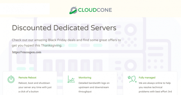 [Black Friday 2018] CloudCone - Save 40% on Dedicated Servers with large volume SSDs