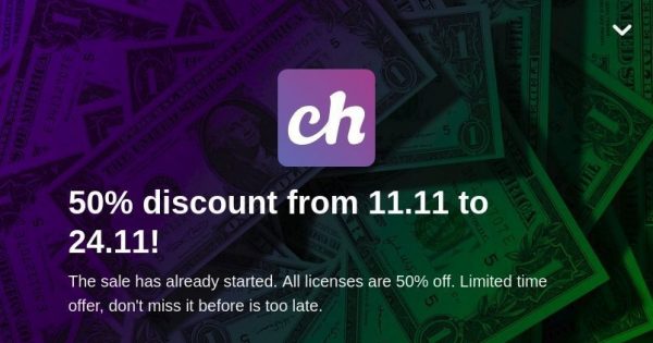 [11.11 Deals] Chevereto License - 50% discount from 11.11 to Black Friday