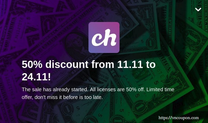 [11.11 Deals] Chevereto License – 50% discount from 11.11 to Black Friday