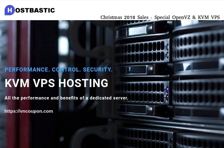 [Christmas 2018] HostBastic – Special KVM & OpenVZ from $2.99/month