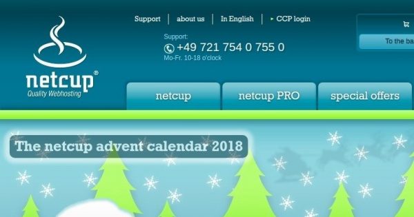 [Christmas 2018] Netcup.de - Advent Calendar 2018