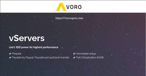 Avoro - Special vServer offers from €11.11/Year