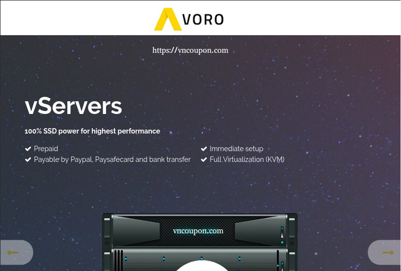 Avoro – Special vServer offers from €11.11/Year
